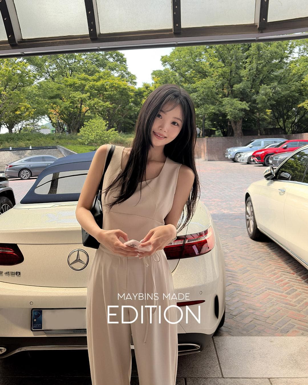 슈킨 트임 블라우스&팬츠set