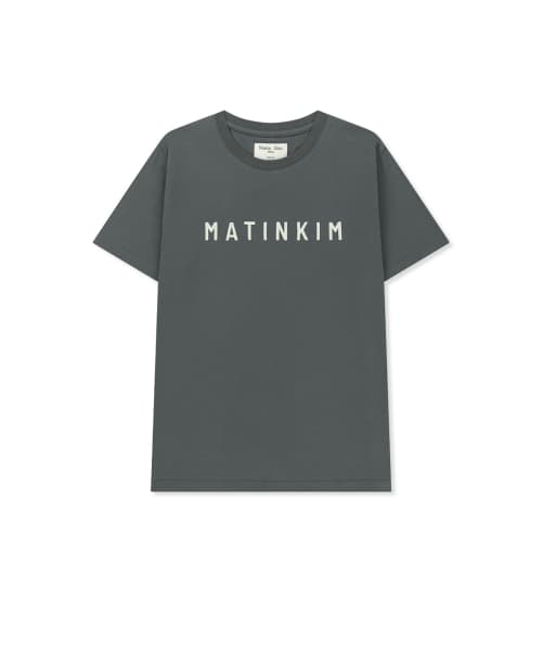 APPLIQUE FELT LOGO TOP IN CHARCOAL