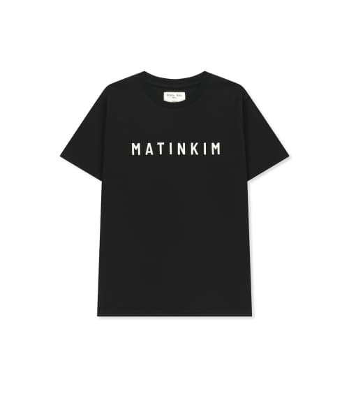 APPLIQUE FELT LOGO TOP IN BLACK