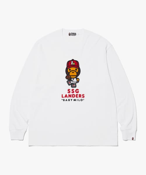SSG랜더스 마일로 그래픽 롱슬리브 티셔츠
