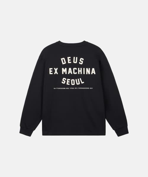 Seoul College Address Ls Tee_Black