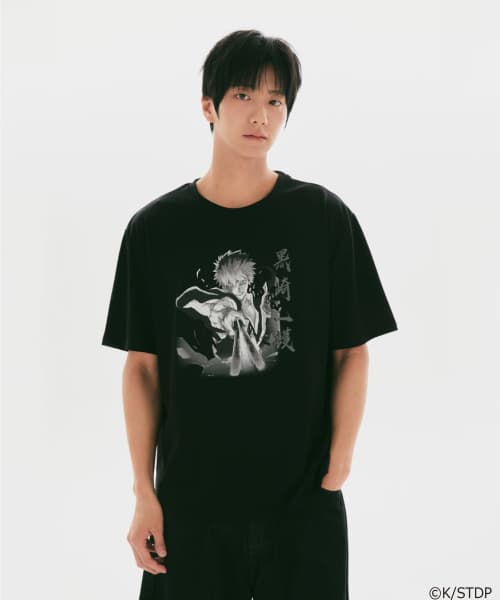[블리치] 반팔 티셔츠(Black)_SPRLG49U05