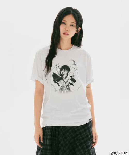 [블리치] 반팔 티셔츠(White)_SPRLG49U05