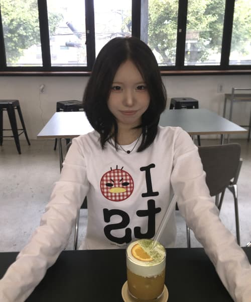 안녕자두야X탄산 꼬꼬 롱슬리브 (화이트)