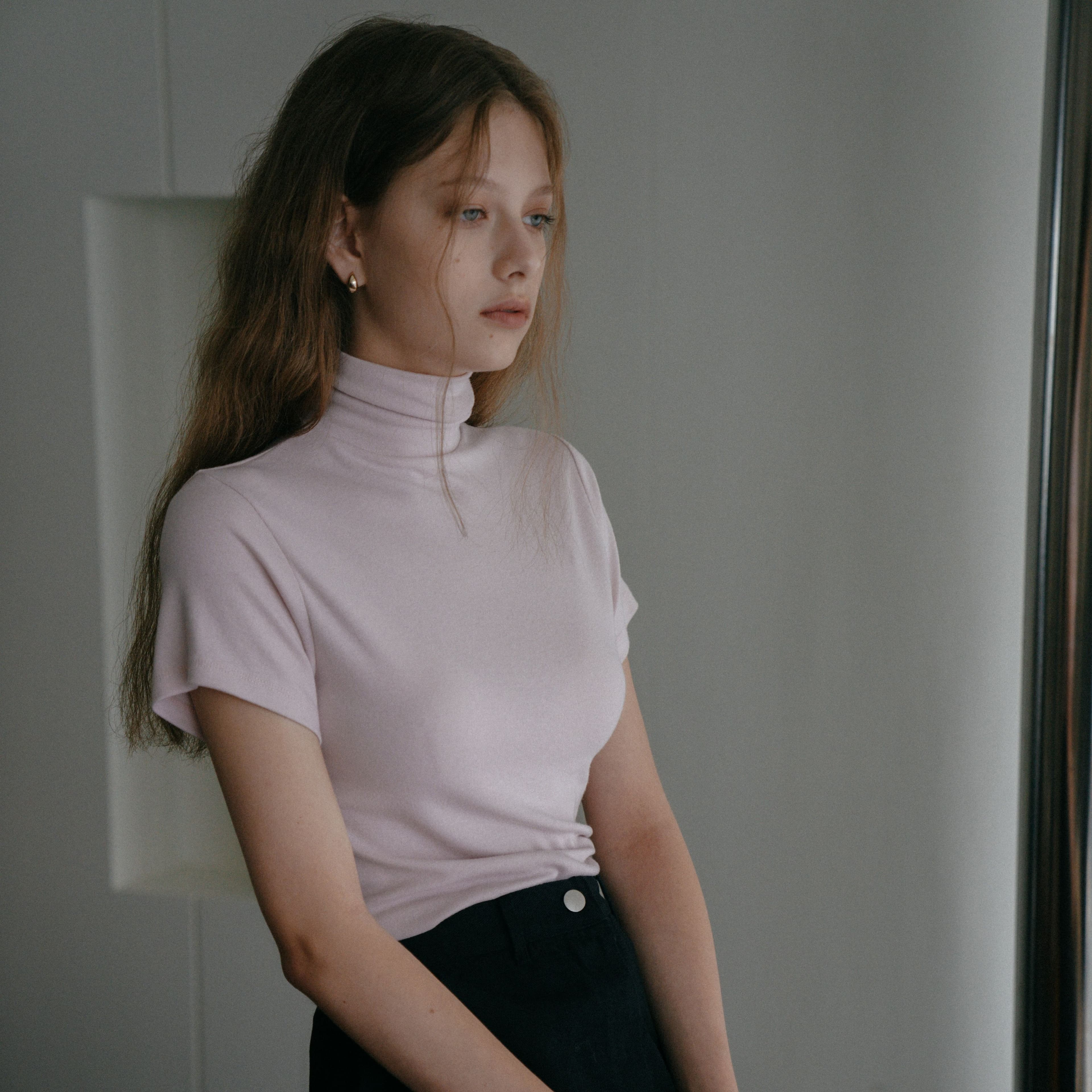 [20차]half polar t-shirt_lavender pink
