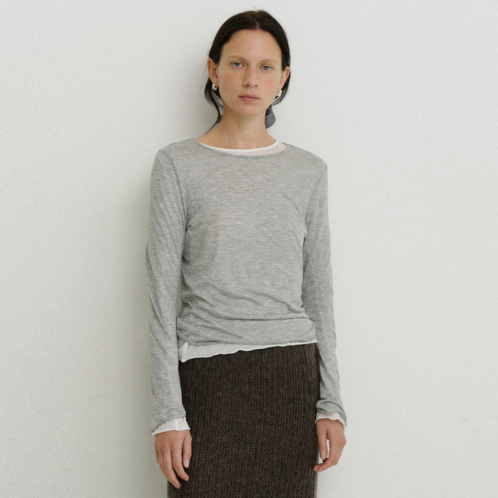 Sorbet tencel t-shirt_4colors