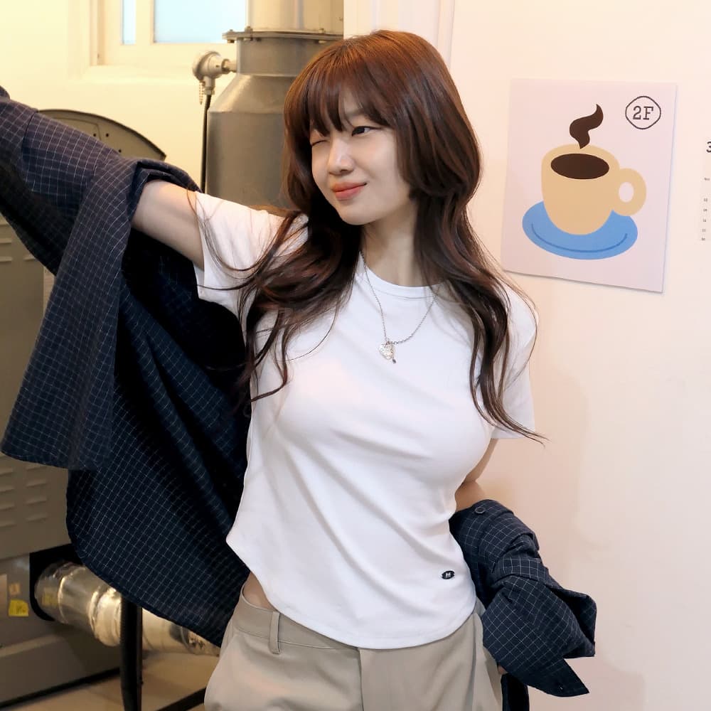 [오제 PICK] 에센셜 라운드넥 반팔 티셔츠 MDTS073_10 Colors