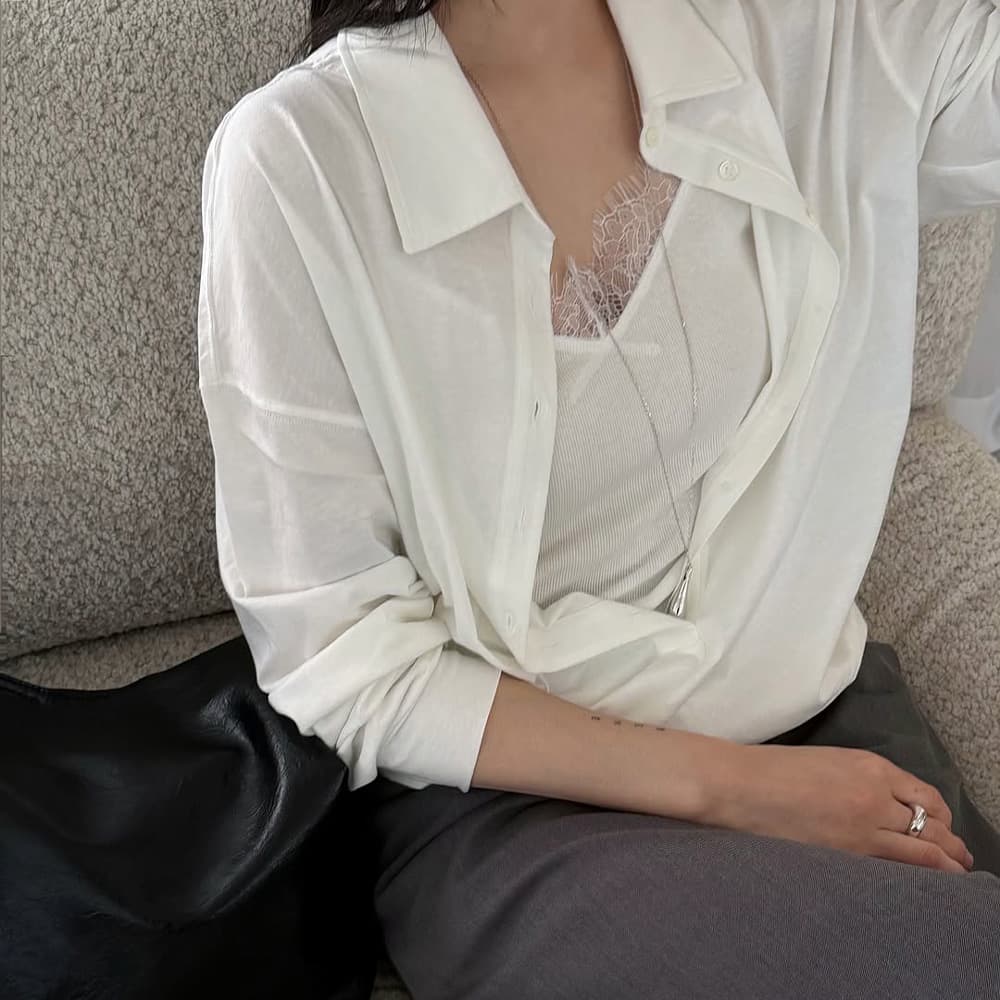 [8차 리오더 11/9 예약발송] Lace Sleeveless Top_Ivory