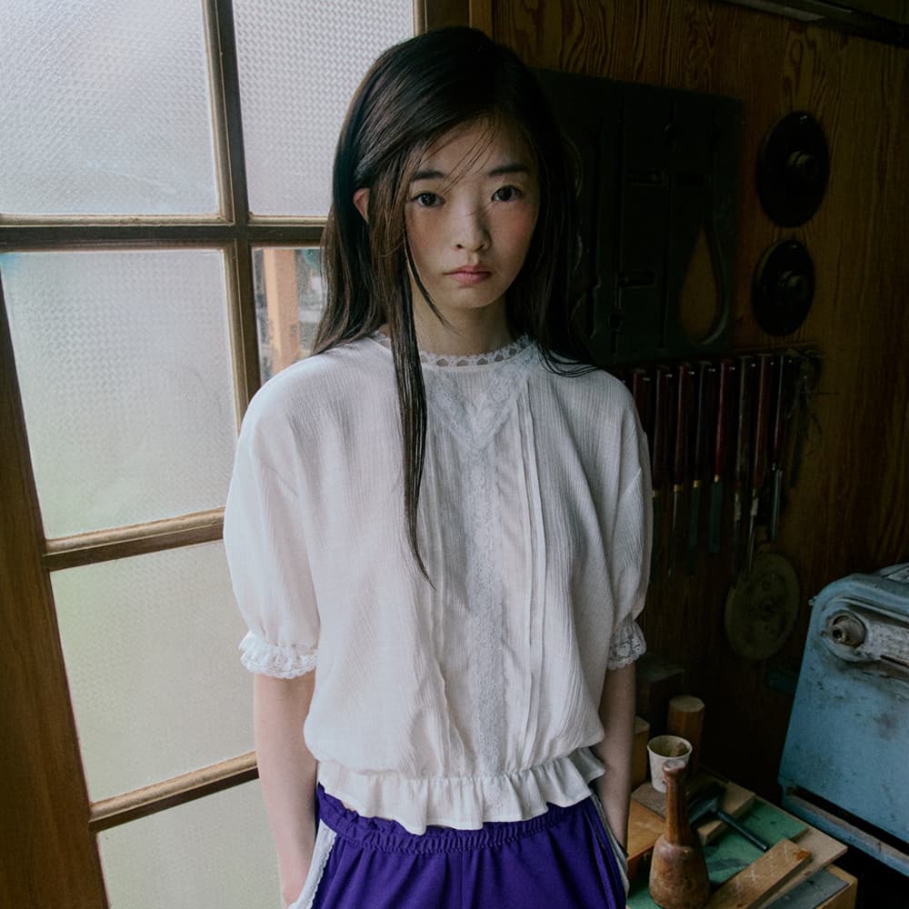 [2nd] Terroir Blouse_Ivory