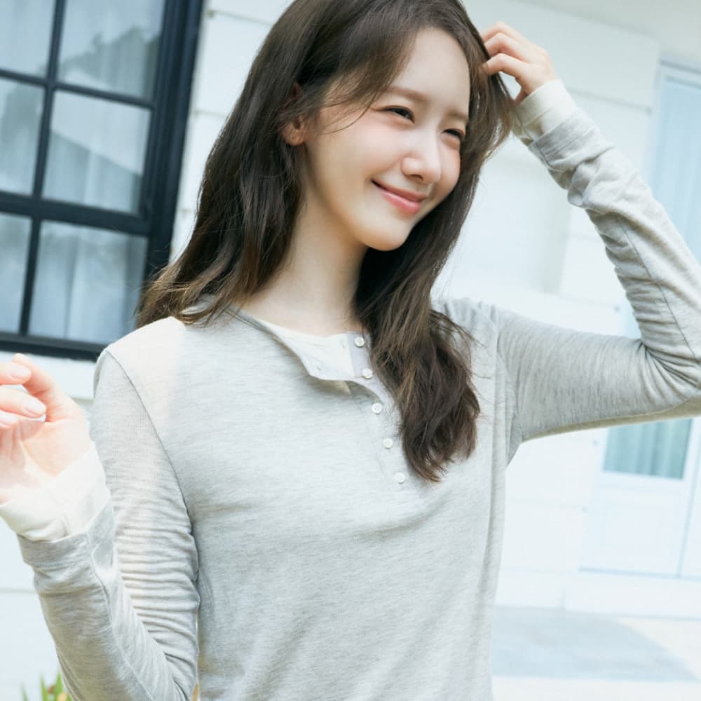 wool henley neck t-shirt (4color)