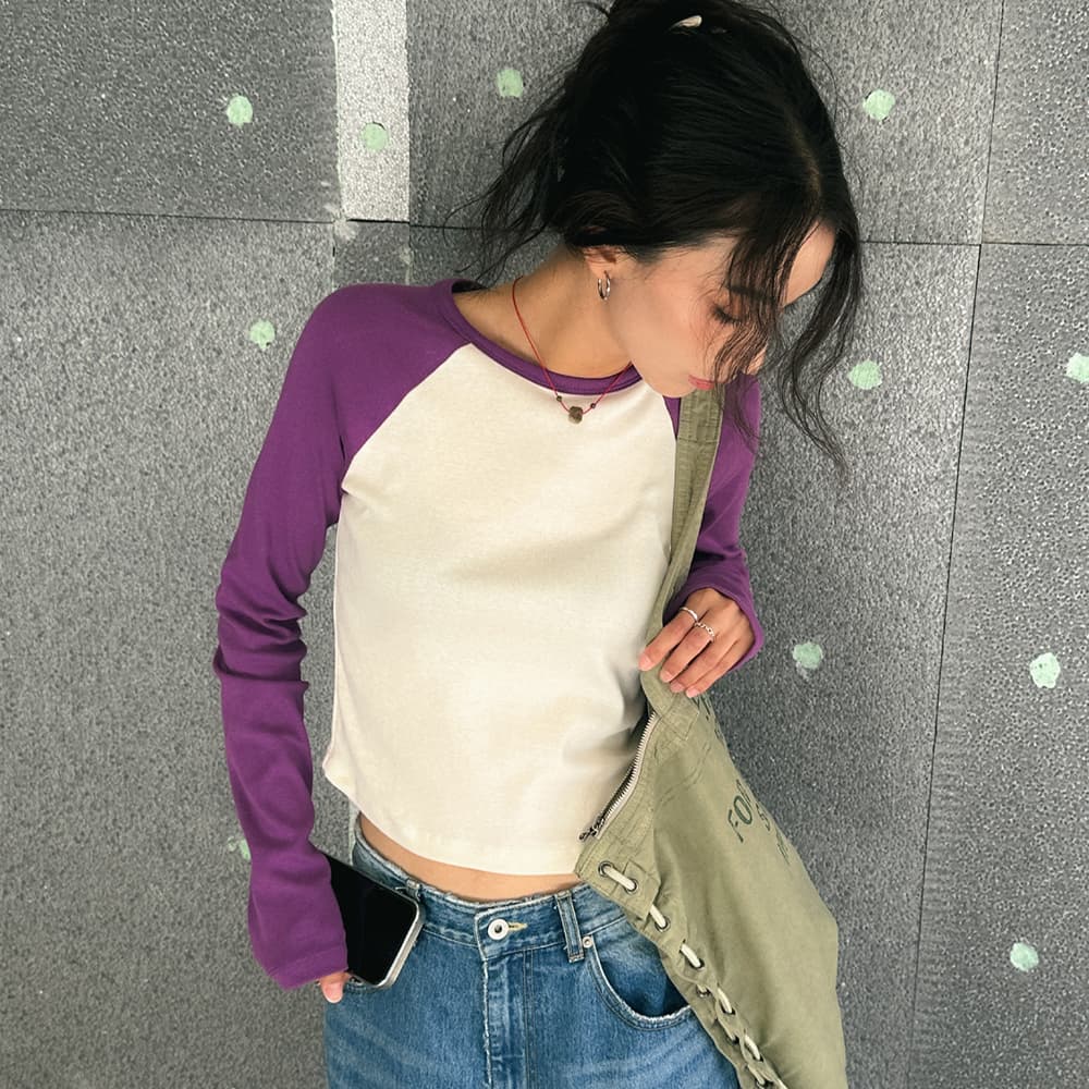 Daily Soft Slim Raglan Tee_CTT3039(3color)