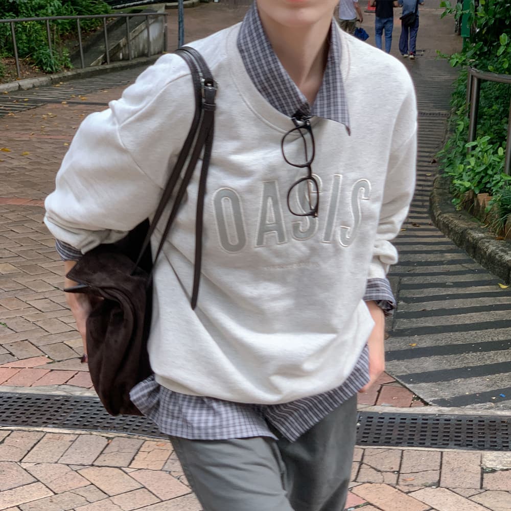 [29EDITION X 알로하]Oasis Blooming Sweatshirt_OATMEAL