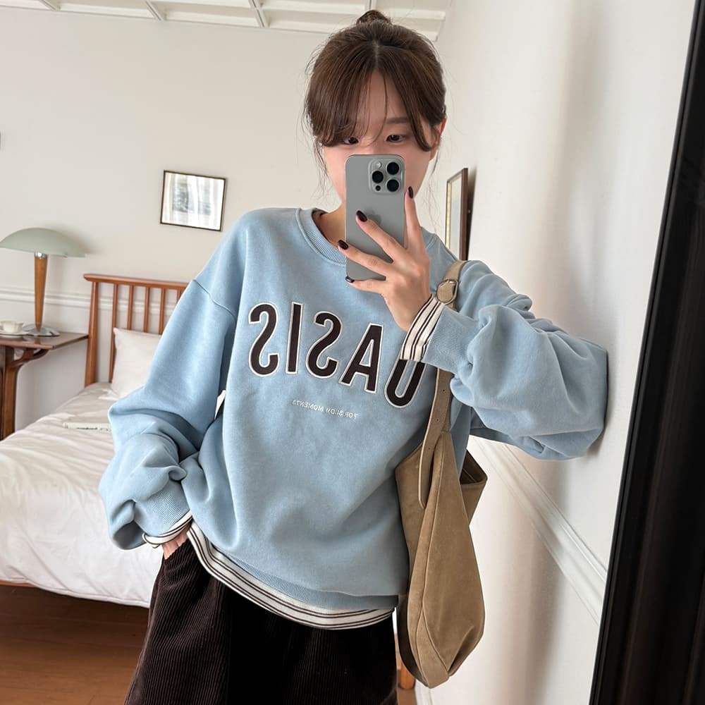 [29EDITION X 알로하]Oasis Blooming Sweatshirt_CLOUD