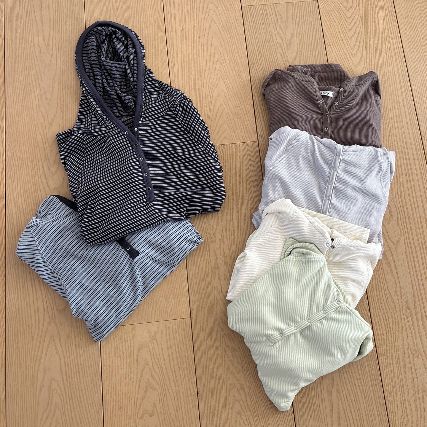 JERSEY SNAP HOODIE T [ 6 COLORS ]
