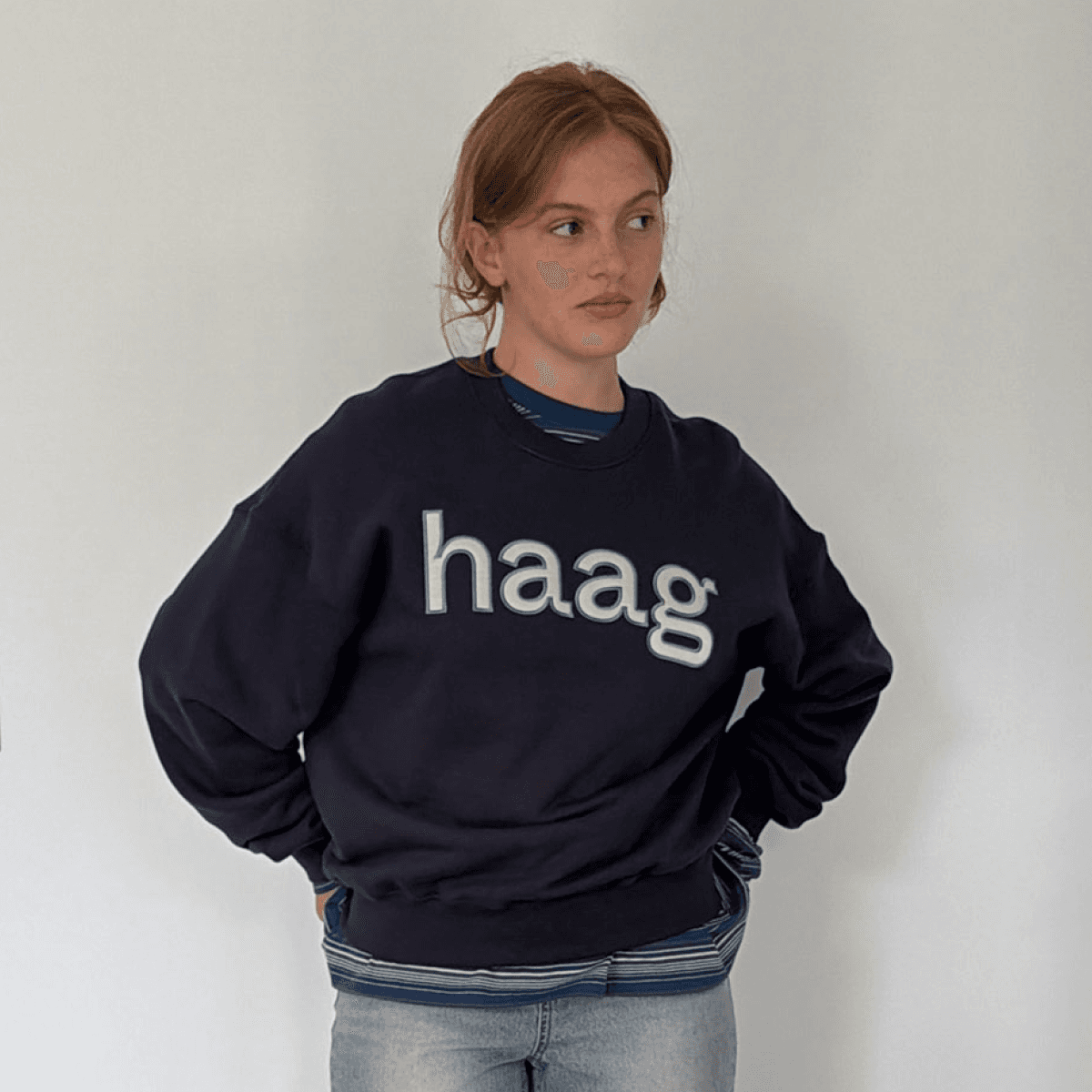 a birthday sweatshirt (navy)