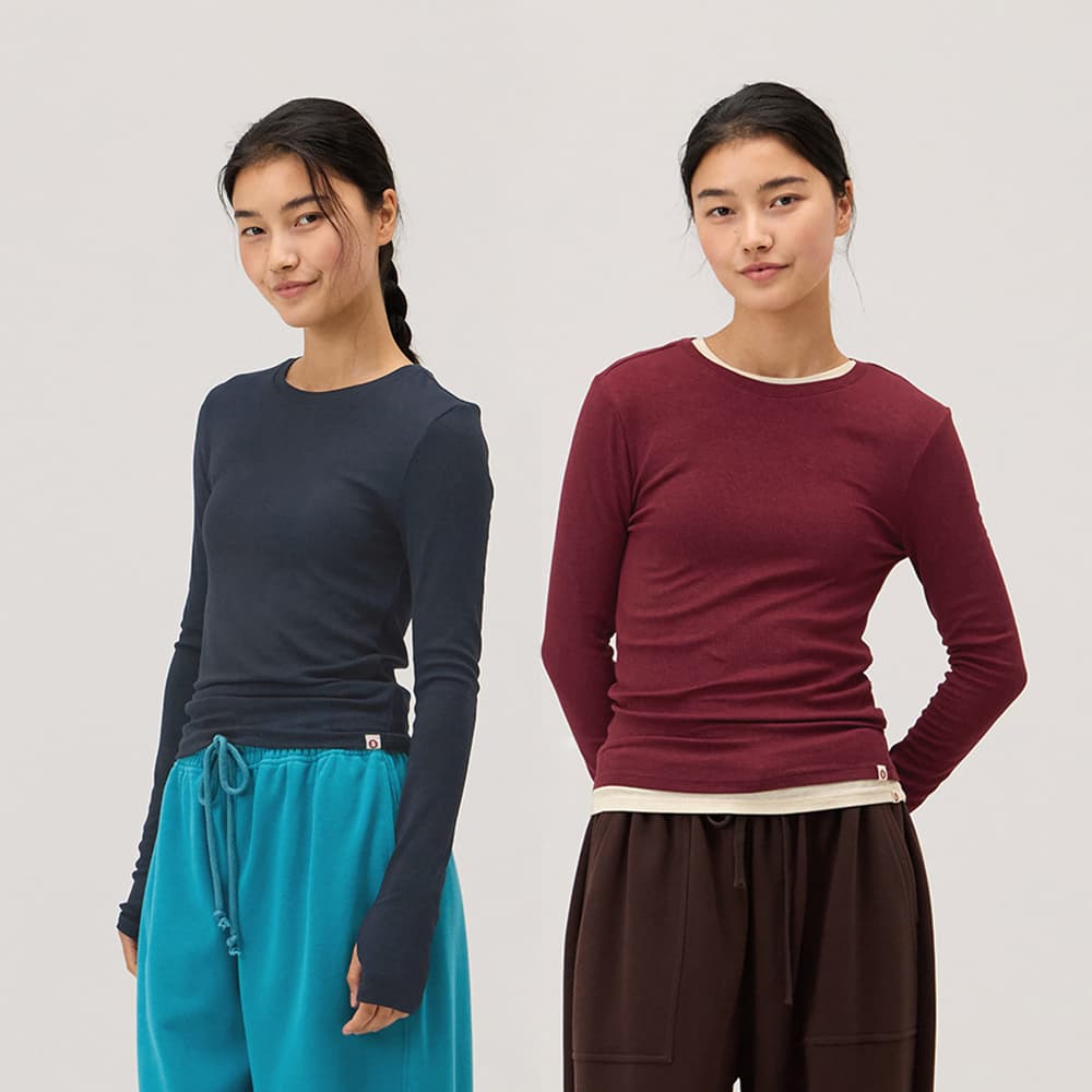 Easy long sleeve_5 Colors