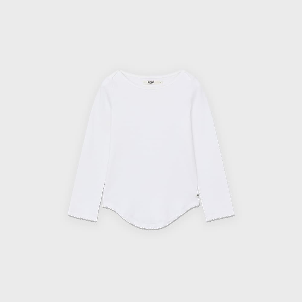3/4 SOFT WAVE TEE (WHITE)