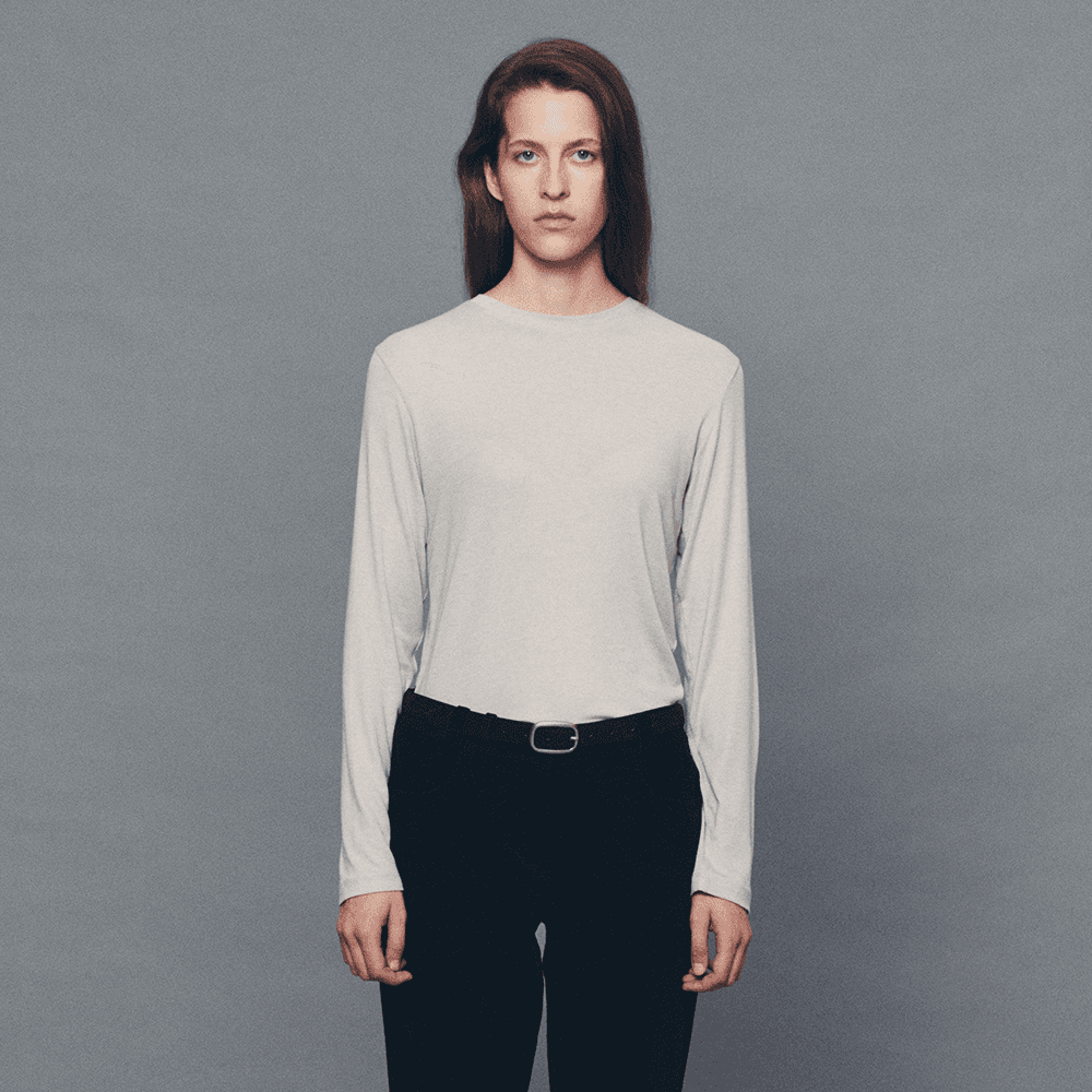[2nd] Essential Tencel Long Sleeve Top_3colors