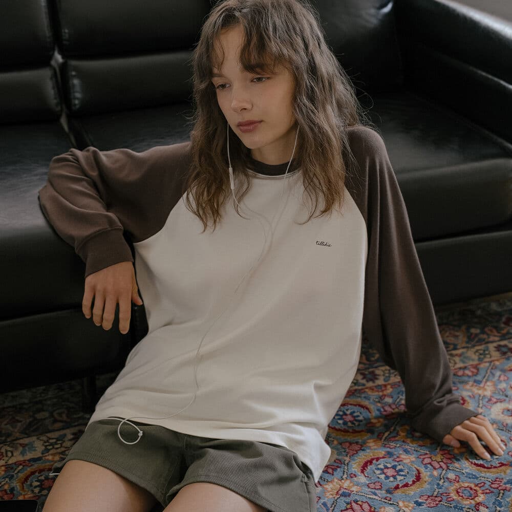 [29CM 단독]Raglan oversized modal tee [TIFA06LT04]_Ivory