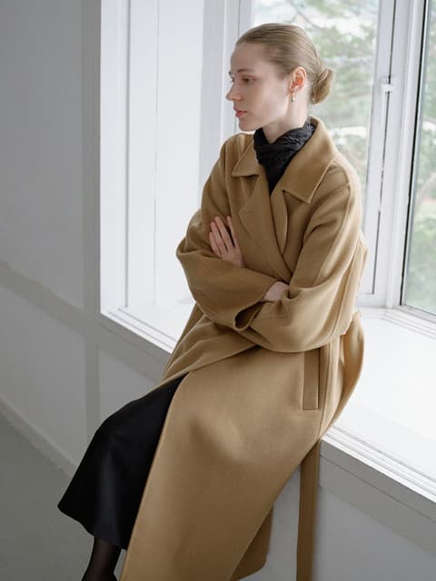 [Premium] Cashmere-blend Handmade Coat_3color