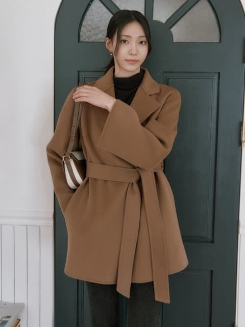 Mirabelle Silk cashmere short coat