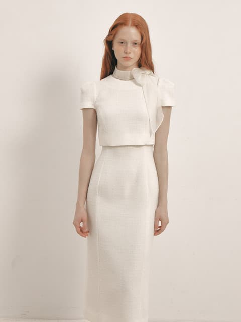 Overlay Scarf Dress(3color)