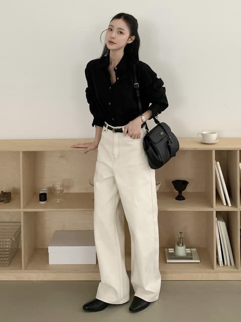 SIJN6062 뉴 와이드 크림 진_Cream