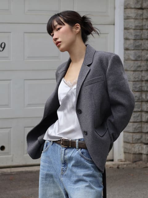 [단독][4차 리오더] 에일린 울 핸드메이드 자켓 / AILEEN WOOL HANDMADE JACKET_3colors