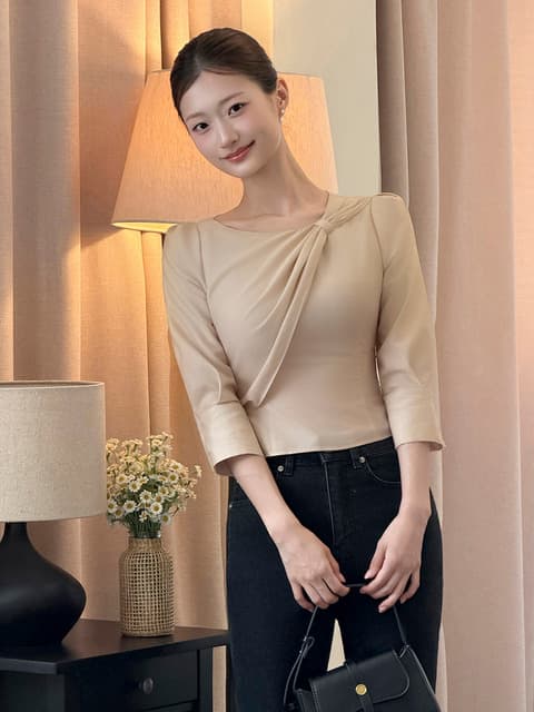 Lumie Ribbon Blouse (3colors)