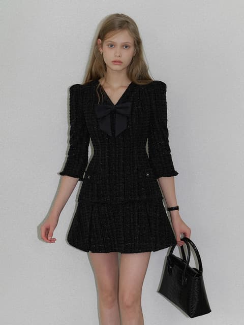Blair Tweed Dress_2Color