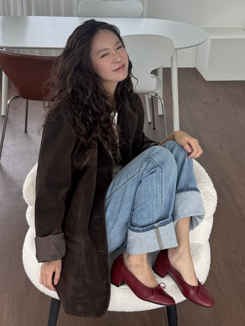 [스웨이드 추가][한소진 PICK] 미뇽 발레 제니 펌프스 2종