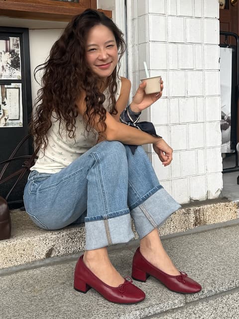 [한소진 PICK] 미뇽 발레 제니 펌프스 EBAL165513