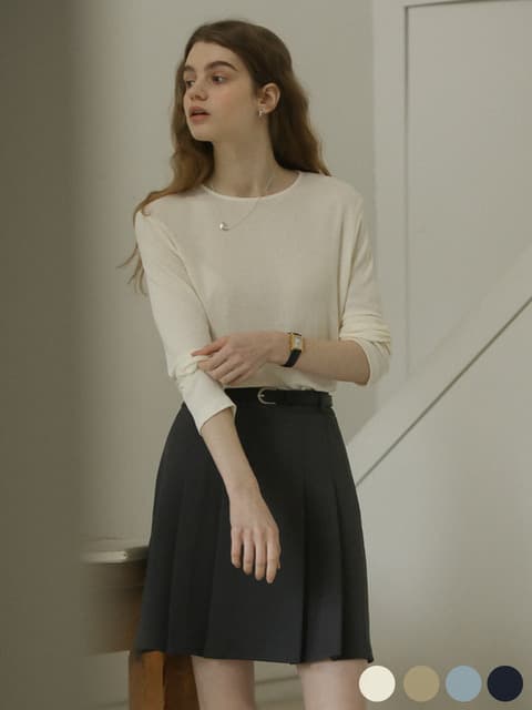 [여울 Pick] Modal basic slim t-shirt[4color]